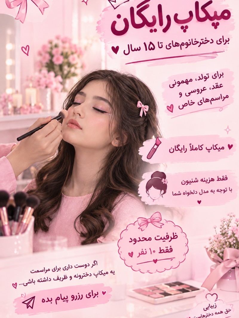 مدل میکاپ رایگان